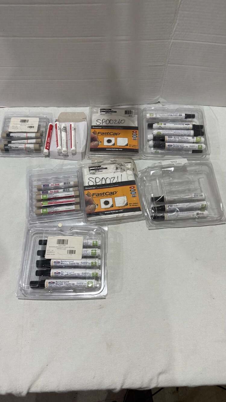 Mohawk Wood Touch Up Markers Fil-Stik Wax FastCap Screw Covers Cabinet Repair
